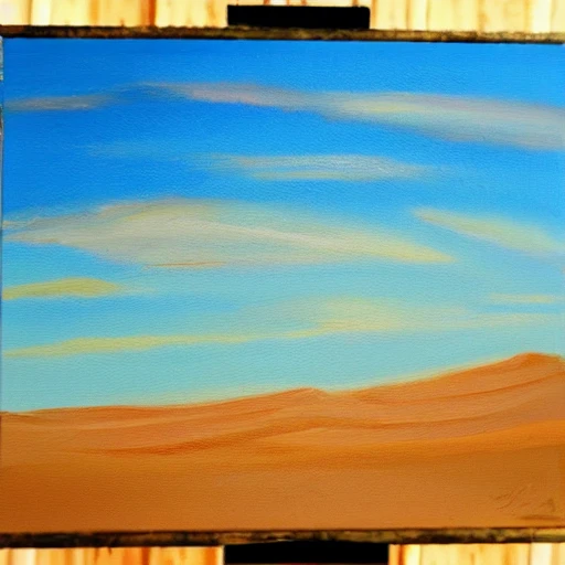 warm, color, dune, wind
, Oil Painting