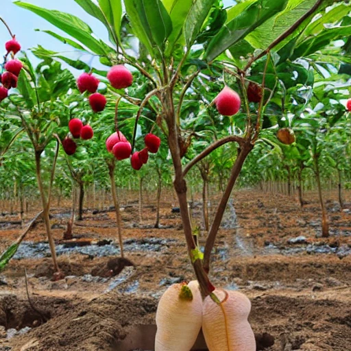 plant, lychee, grafting, agriculture