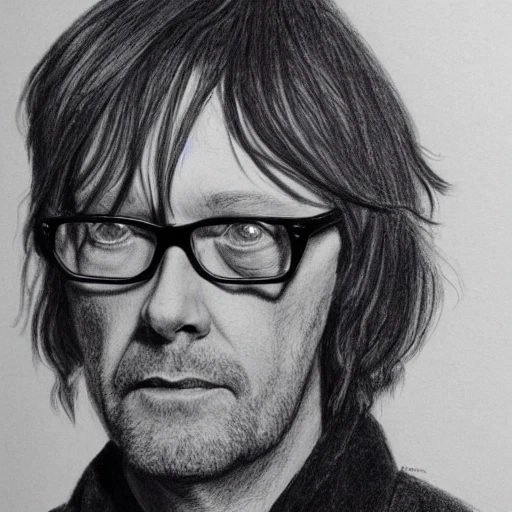 Jarvis cocker , Pencil Sketch