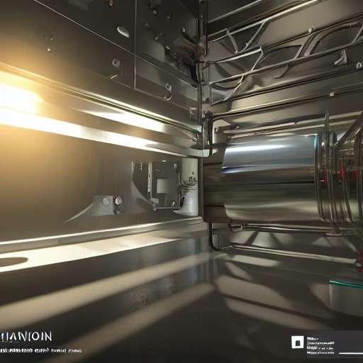 hadron antimatter vacuum reactor photorealistic 4k god rays highly detailed vray rendering unreal engine