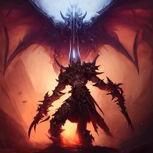 diablo 3, magnificent, close up, details, sharp focus, elegant ...