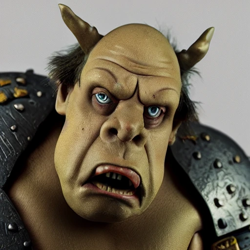 Boris Johnson as a warhammer action figure ogre , photo realistic macro Photo, Canon50, HD, Macro, Studio Lighting, Dynamic Lighting, 3D Model, 3D, Pencil Sketch