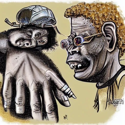 Homo naledi , Cartoon