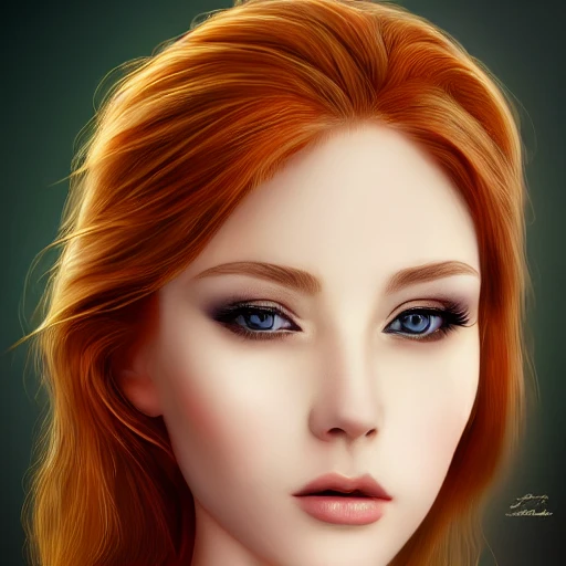 Beautiful ginger, nude, intricate, elegant, highly detailed, upper body, medium shot, masterpiece, digital art, look at viewer, beautiful detailed face, perfect face, perfect eyes, perfect pupils, perfect iris, perfect lips, extremely detailed, 8K wallpaper, portrait