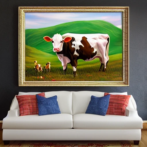 farmer milking cow, high detail, hyper realistic, 3D