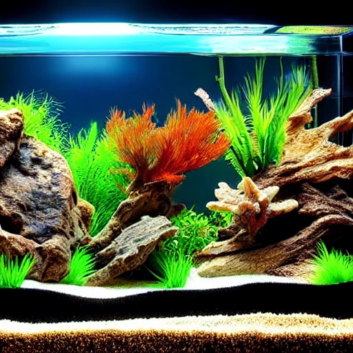 fish tank, hyper realistic, 8k