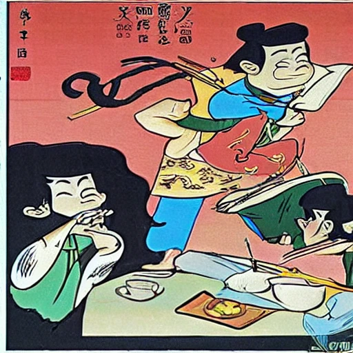 暴力，战斗，爆炸，破坏，狂风, Cartoon