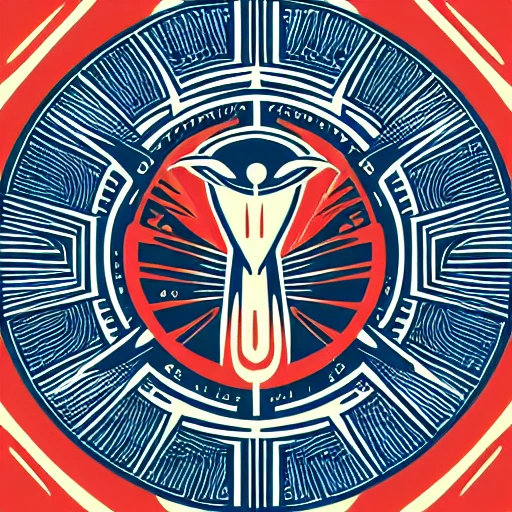 thunder bird logo design  by Shepard Fairey, vector design, tarot, logo brand, Illustration, Line Art, Hand-Drawn, Graphic Novel, Visual Novel, Illustrate logo design art 