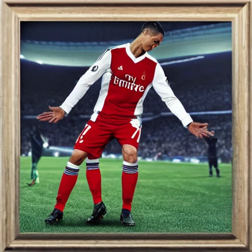 Soccer CR7 celebration oil 