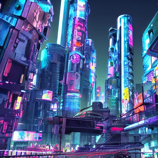 cyberpunk city - Arthub.ai