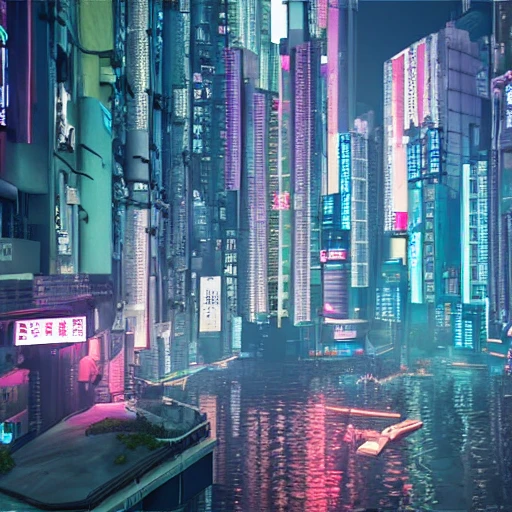 cyberpunk Hong Kong, Cyberpunk 2077, hdr, ultra