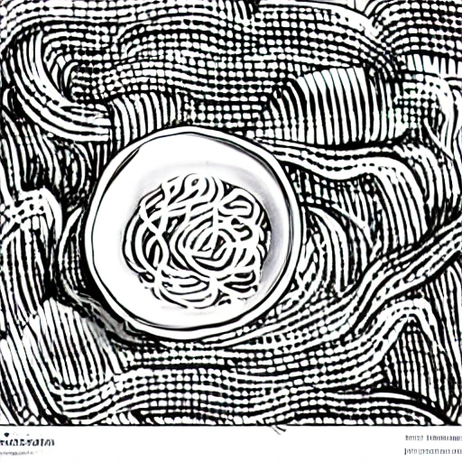 japanese-black-brush-ink-drawing-of-a-bowl-of-ramen-noodles-white-background