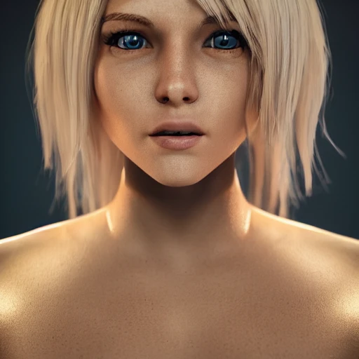 1girl, sexy, a real perfect female anatomy of blond, naked, full body, hyper details, volumetric lighting, cinematic lights, photo bashing , epic cinematic, octane render ,extremely high detail, post processing, 8K wallpaper, Film Grain, 3d, denoise, redshift style, photoshoot, anime
