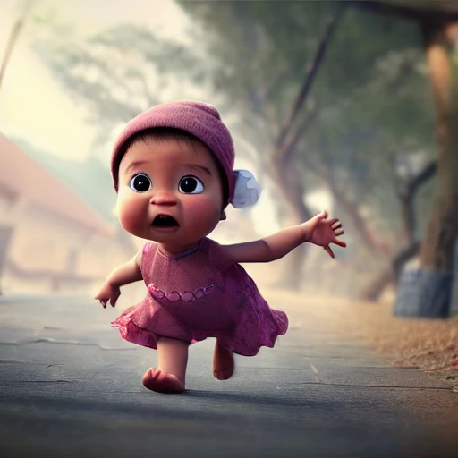 baby walking animation