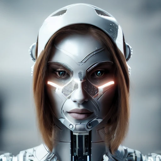 Female Cyborg Makeup