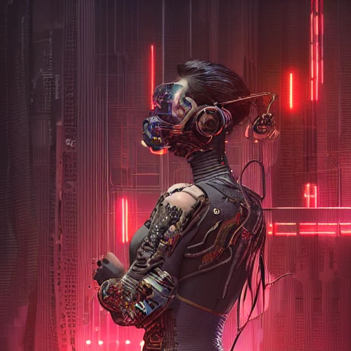 I have no mouth and i want to scream, cyberpunk angry gorgeous gunslinger, alterd carbon, William Gibson, neon, fibonacci, sweat drops, insane, intricate, highly detailed, digital painting, artstation, concept art, smooth, sharp focus, illustration, Unreal Engine 5, 8K, art by artgerm and greg rutkowski and alphonse mucha, Oil Painting, 3D