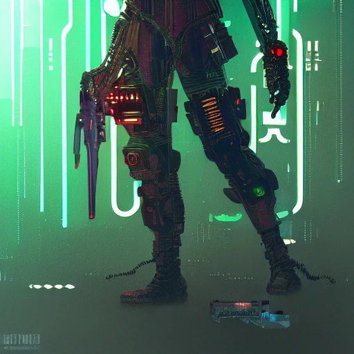 cyberpunk angry hunter, alterd carbon, blade runner, cyberpunk 2077, deus ex machina, neon, insane, intricate, highly detailed, digital painting, artstation, concept art, smooth, sharp focus, illustration,  artstation tredding, 4K, art by artgem