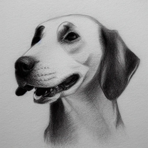 dog, Pencil Sketch