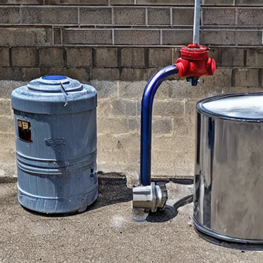 Motor, water pump, water tank, tap water