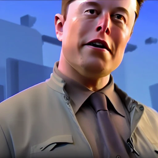 screenshot of Elon Musk firing people at twitter in a pixar movie. 3 d rendering. unreal engine. amazing likeness. very detailed. cartoon caricature.