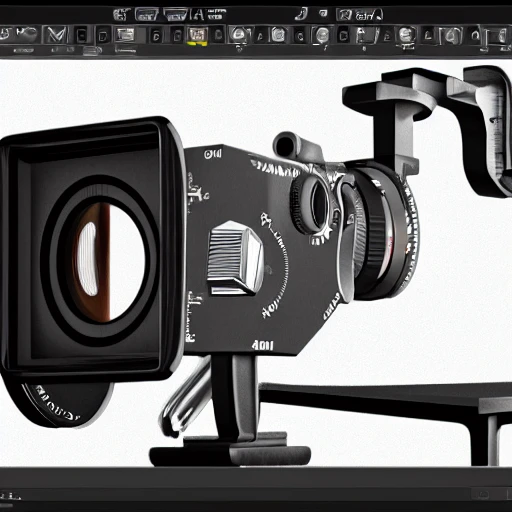 hyper realistic photo, camera, bolex, 16mm film, lens, trepod, hyper detailed, 8k resolution, cinematic lighting