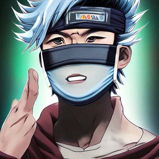 Naruto face mask kakashi hatake