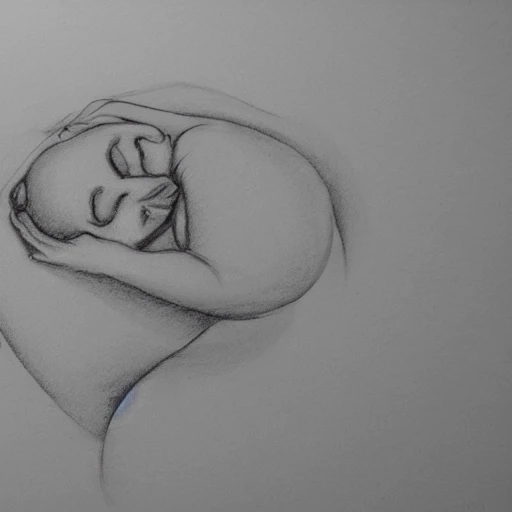 Moments before conception, 3D, Pencil Sketch