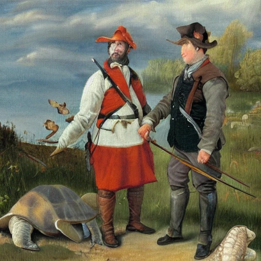 le li vre et la tortue un chasseur sachant chasser sans son chi