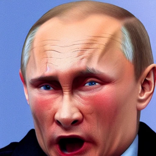 Vladimir Putin angry crying like a child pixar movievstyle