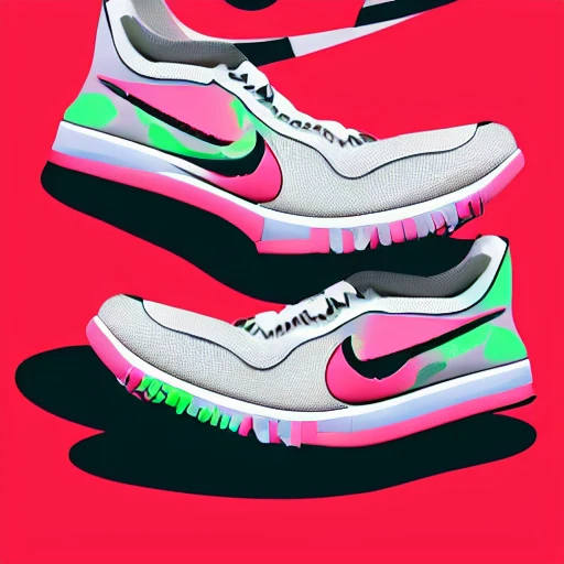 a pair of nike sneakers with the words sweat shop edition, a digital rendering by xi gang, behance contest winner, international typographic style, rtx on, rtx, y 2 k aesthetic, Trippy