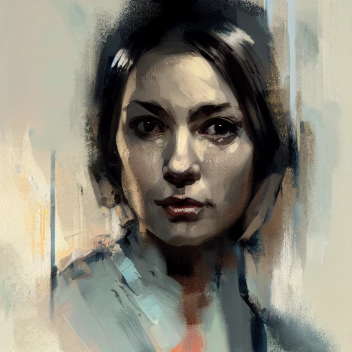 Professional painting of a nurse, by Jeremy Mann, Rutkowski and ...