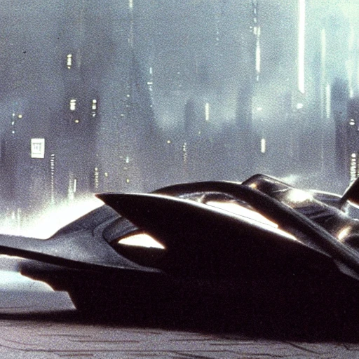 BLADE RUNNER movie film, science-fiction, futuristic flying car