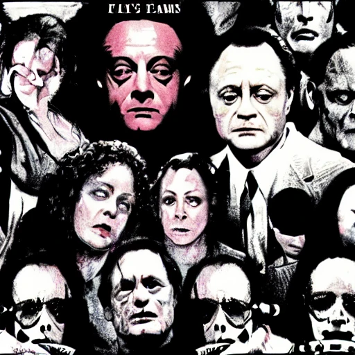 a professional high quality ILLUSTRATION, The Silence of the Lambs, movie