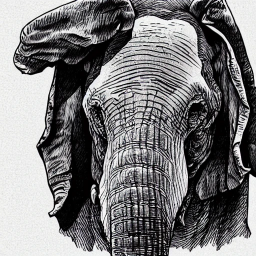 illustration, elephant man, movie
