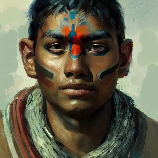 Professional Painting Of An Aztec Scout By Jeremy Mann Rutkowsk   63799aa5 D961.webp