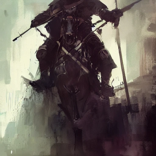 Professional painting of a medieval lord by Jeremy Mann, Rutkows ...