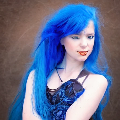Girl with blue hair Arcane style - Arthub.ai