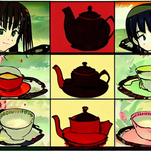 Tea anime style