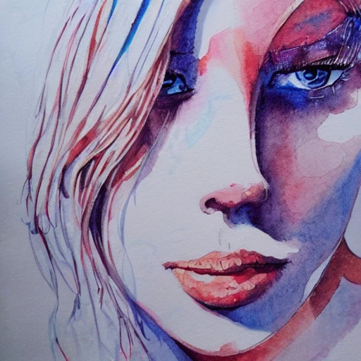 water color art on paper, highly detailed, artstation, masterpie ...