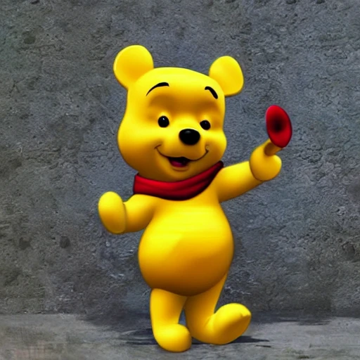  xi ji ping mixed with winnie the pooh