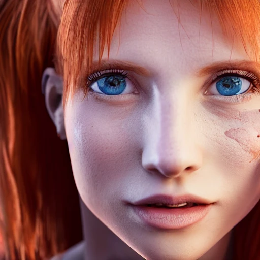 1girl, a real perfect female anatomy of ginger beautiful female smiling,   medium shot, masterpiece, look at viewer, {{beautiful detailed face}}, perfect face, {{perfect eyes}}, perfect lips, extremely detailed, 8K wallpaper, Film Grain,  post processing, epic cinematic, octane render , denoise, redshift style