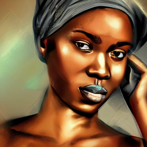 professional high quality illustration, boucar diouf, face, very high detailled, 8k resolution, cinematic lighting