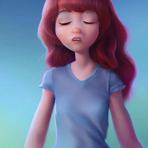 First Love Pixar Style 2 D Illustration Concept Art Behance Arthubai 