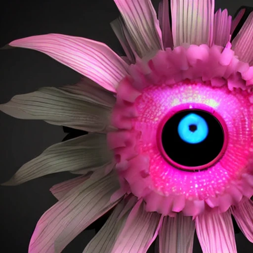 vision pink eyedrawing flower pupil pretty flower digital art p