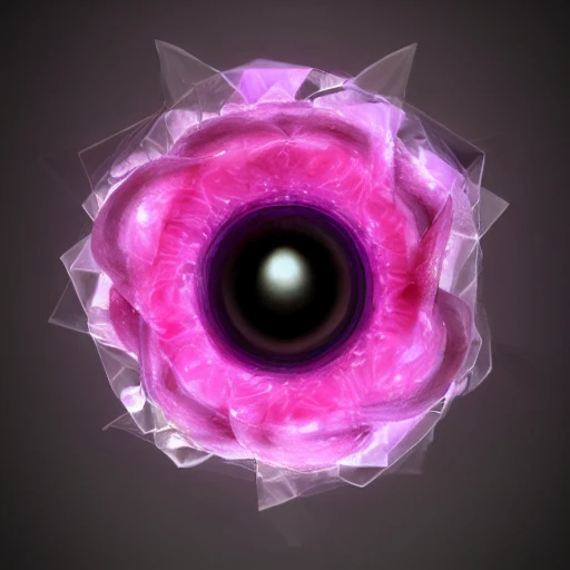 vision pink eyedrawing preojecting flower pupil pretty flower di