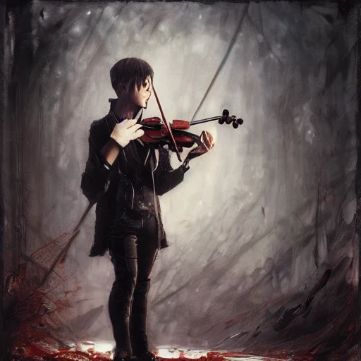 gothic violinist