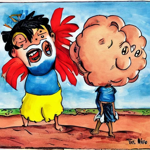 alvaro uribe velez, comic, clouds, clown, water, children