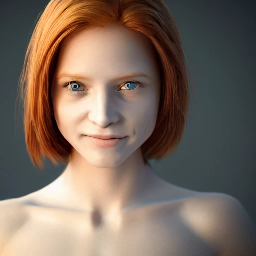 1girl A Real Perfect Female Anatomy Of Ginger Beautiful Female Arthub Ai