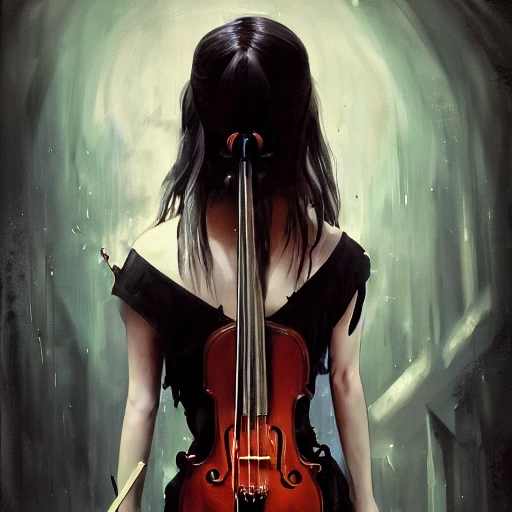 gothic violinist