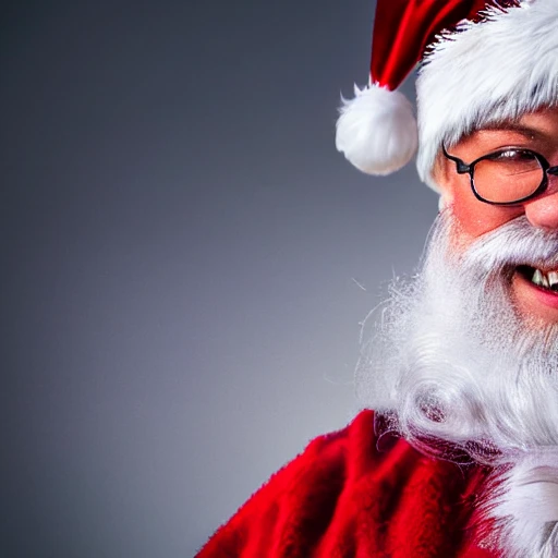 photo, santa claus, close-up, very high detailed face, ultra detailed, UHD, 8k, cinematic lighting, flora
